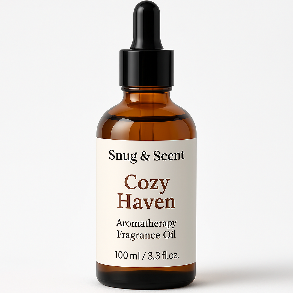 Cozy Haven — Aromatherapy Fragrance Oil (100 ml, Amber Dropper)