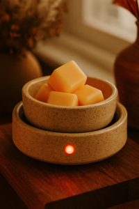 Autumn Glow — 3-in-1 Ceramic Candle & Wax Warmer (Electric)