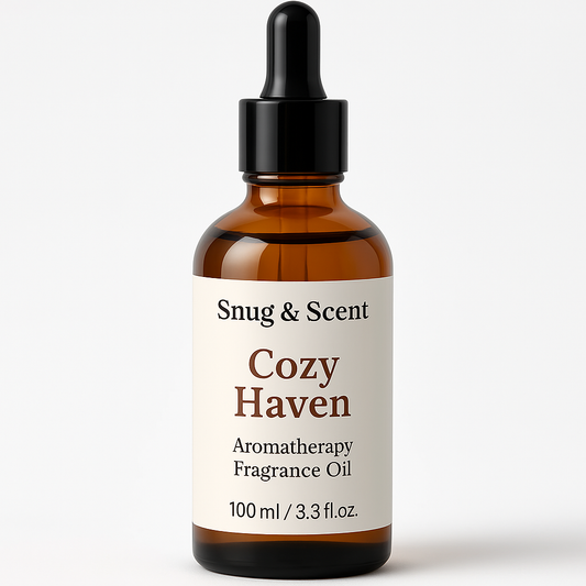 Cozy Haven — Aromatherapy Fragrance Oil (100 ml, Amber Dropper)